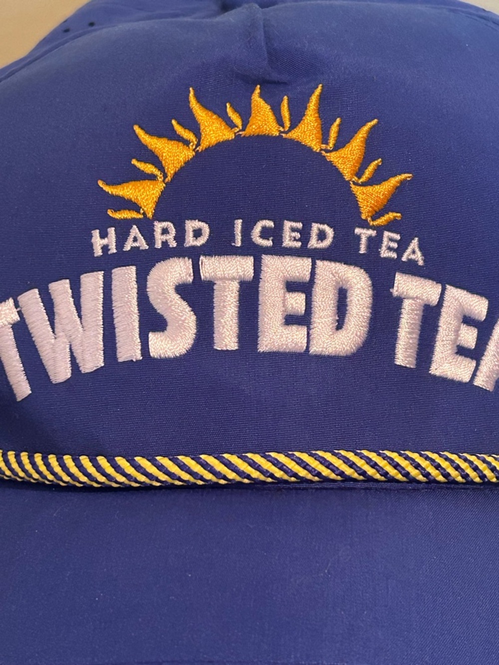 Twisted Tea Blue Rope Hat Perforated Performance Mesh SnapBack Keep It Twisted - Picture 2 of 6